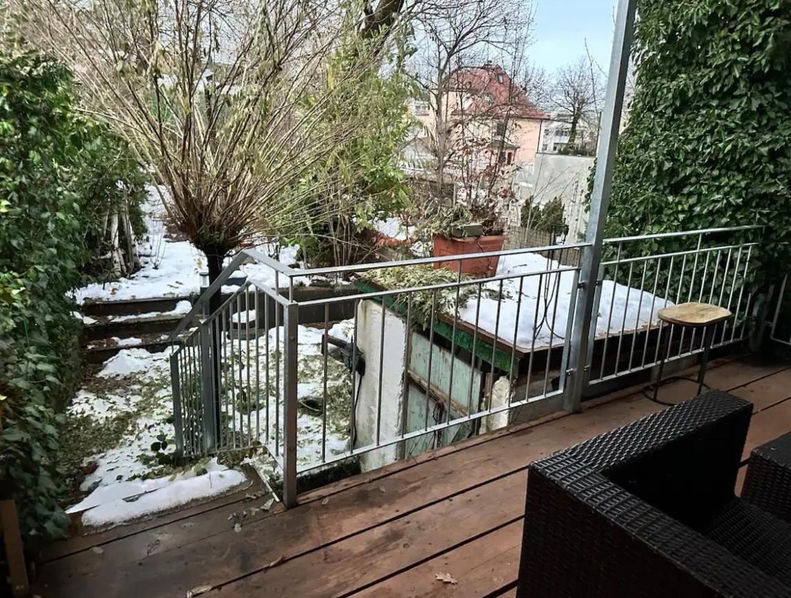 Exklusive Maisonetten Wohnung Mit Gartenzugang 奥格斯堡 外观 照片
